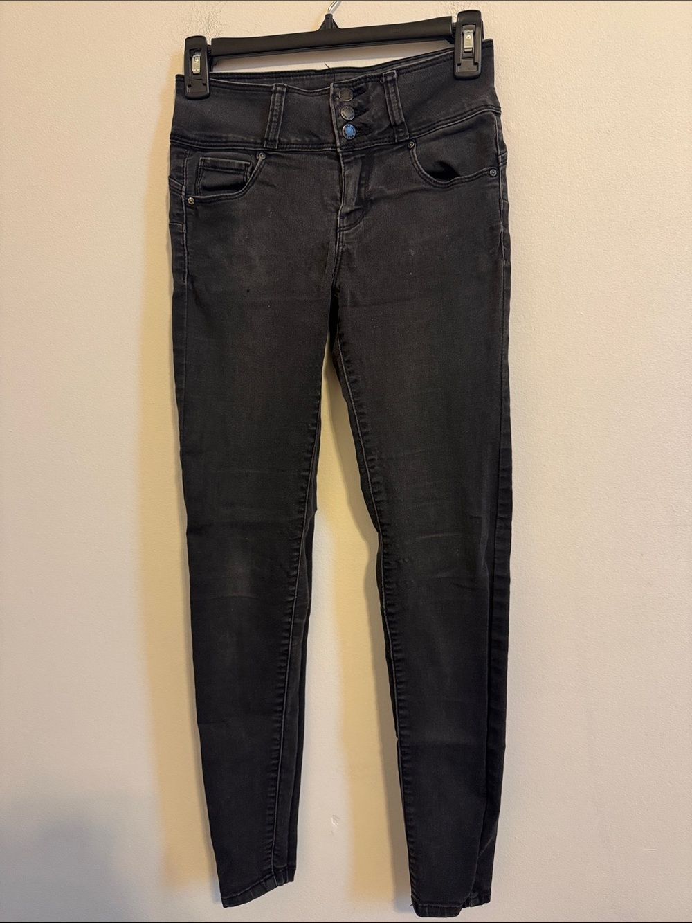 Wax Jean Women's Black High-Rise Skinny Jeans
